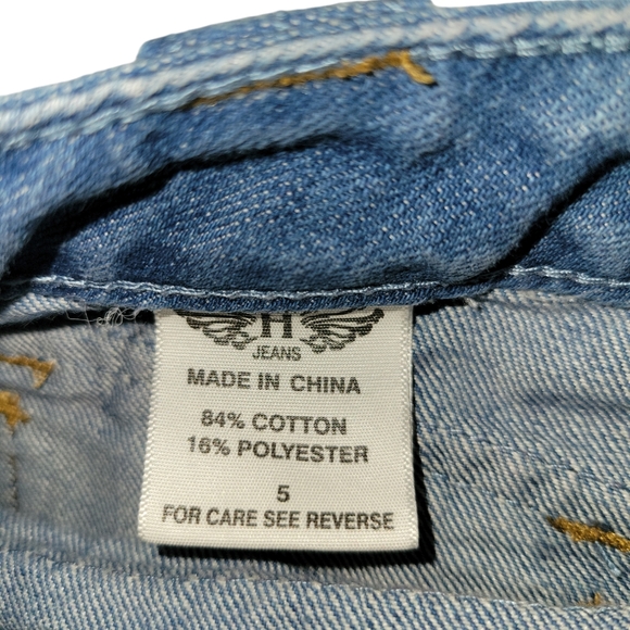 Hint Jeans Mini Skirt.        Size 5 - Picture 6 of 9